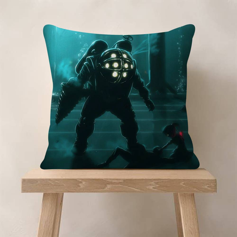 Чехол для подушки PC BioShock Чехол для подушки-плед в машину Чехол для подушки на диван Автомобильный Рождественский подарок