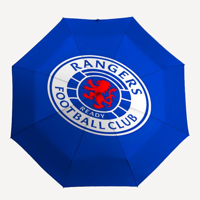 1pc Glasgow Rangers Umbrella, Sun Protection, And UV Shielding. It Has Eight Sturdy Ribs for Outdoor Use And Perfect As a Holiday Gift