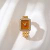 New gold watch ring European and American style personality light luxury couple index finger ring Qixi Festival Valentine's Day gift tide
