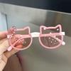 Children'S Sunglasses Girls Uv Protection Cute Super Cute Baby Glasses Little Girl Soft Legs Silicone Polarized Sunglasses