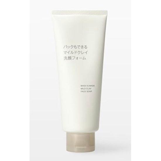 Muji Очищающее средство для лица с глиной, мягкое, 150 г
