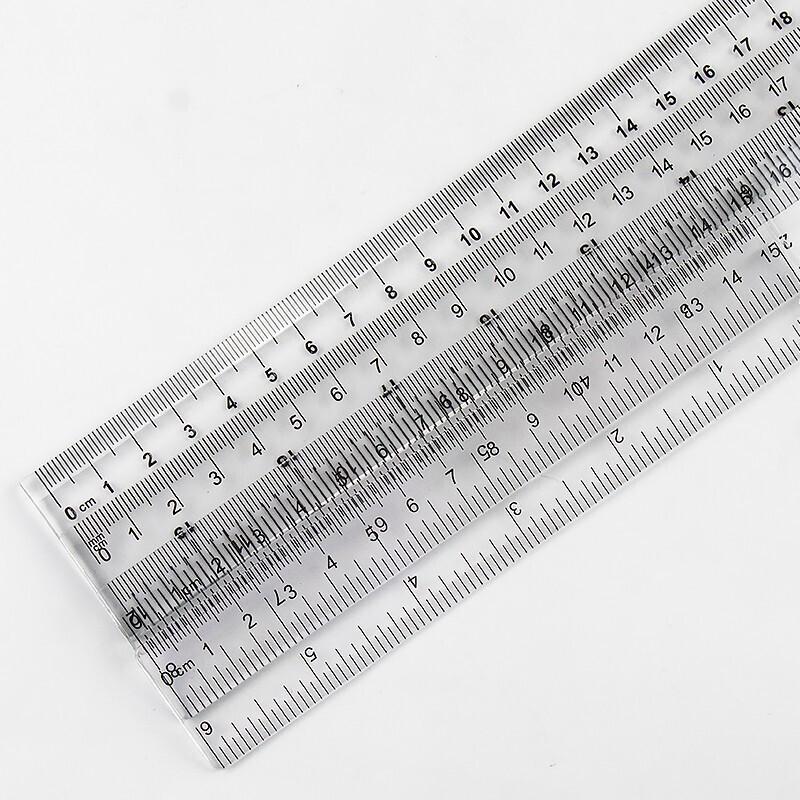HAISIDICK HKCL-344 Пластиковые прямые линейки, 30 см, 5 шт.