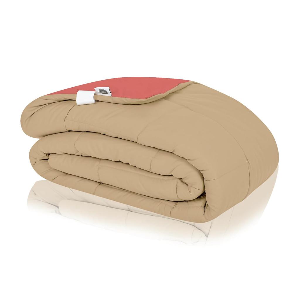 Plush Reversible Microfiber Comforter Single Bed | (152.4 X 228.6 CM)
