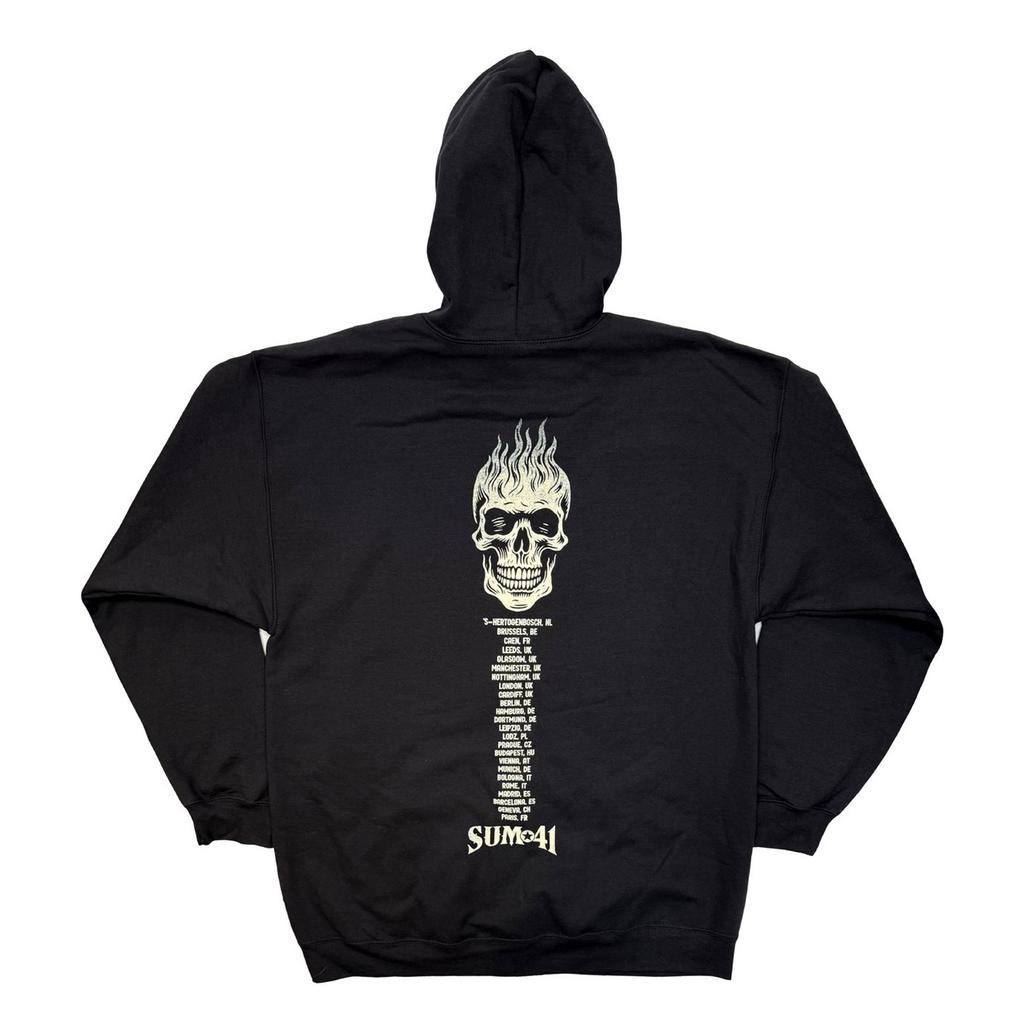 Sum 41 Unisex Adult Tour ´24 Pt. 2 Logo Full Zip Hoodie