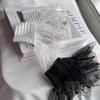 1Pairs Manicure Photography Props Bead Mesh Sleeve Lace Decoration Fake Pleated Cuff