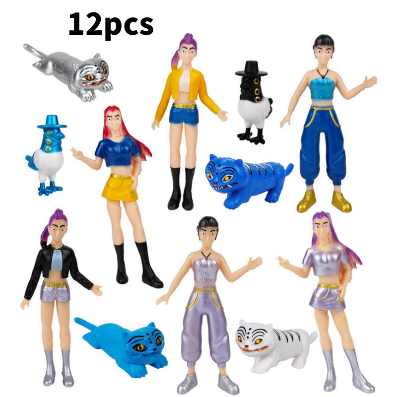 Kpop Охотники на Демонов Модель Игрушка Тигр Игровой Персонаж ПВХ Настольная Коллекционная Фигурка