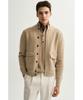 Iolo Merino Wool A-One Knit Jacket_Oatmeal