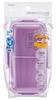 Skater Bento Single Made in for with a Lock for Dishwasher and Microwave Nuanced Purple Box, 530ml, Tier, Japan, Women, 4-Point Leak-Resistant