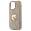Dkny Dkhcp14Lpqdsle Iphone 14 Pro 6.1   Beżowy/Beige Quilted Stack Logo