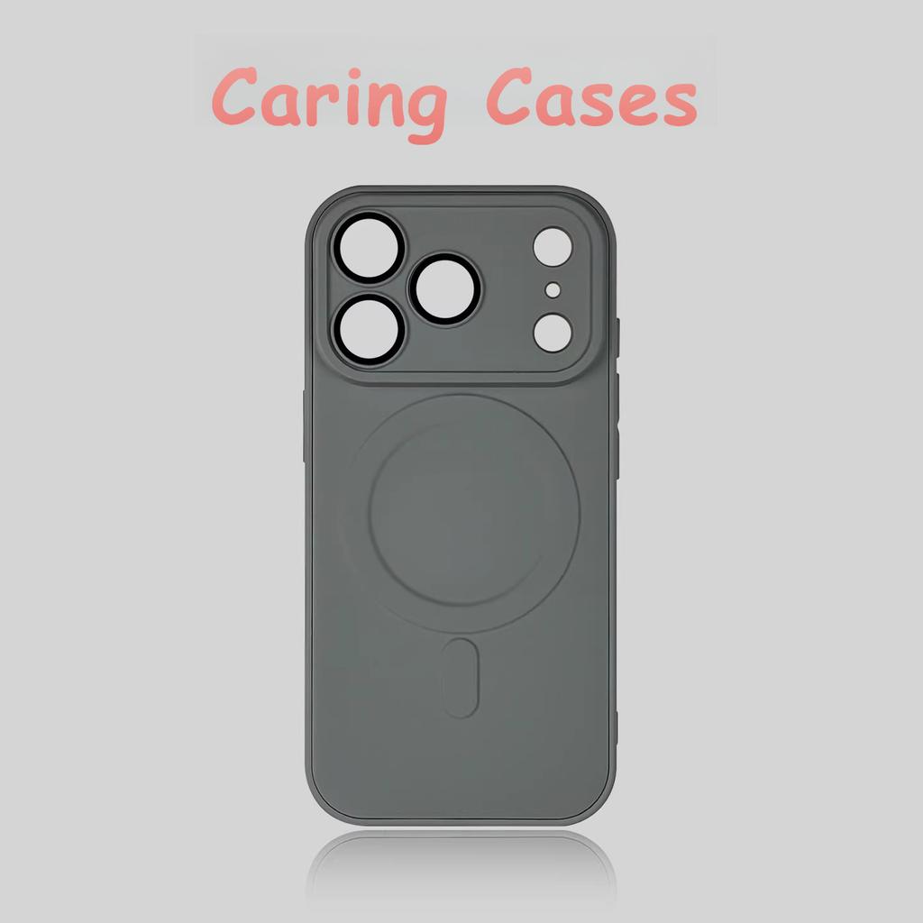 For iPhone 17 Pro Max Case Orange Full-Cover Lens Guard MagSafe Matte Shockproof Premium for iPhone 16 15 14 13 12 11