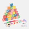 Montessori Wooden Number Blocks Early Learning Toys for Kids Letters Shape Color Animal Cognition Preschool Educational Puzzle