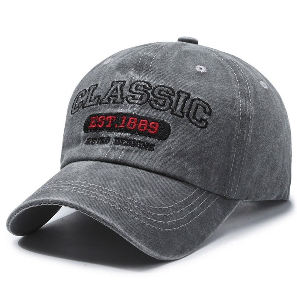 Visor Peaked Cap Classic EST.1889 Sunscreen Hats Fashion Casquette For Man Women