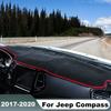 Для Jeep Compass MP 2017 2018 Коврик на приборную панель автомобиля Защита от солнца Панель приборов Коврики Защитник Аксессуары