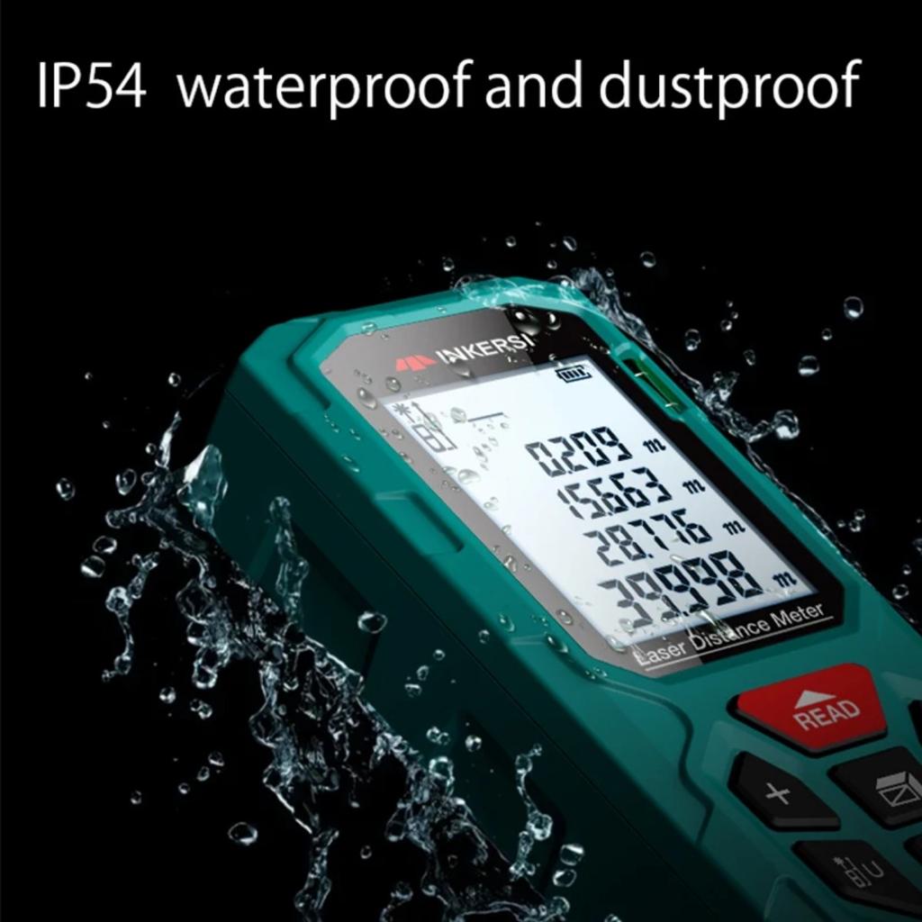 JOYBLISS Лазерный дальномер Цифровая рулетка 40 м/70 м/120 м Высокоточный лазерный измеритель расстояния Цифровая рулетка Дальномер