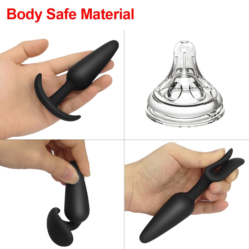 Anal Plug Massager Gay Anal Butt Plug Stimulator Masturbation Tools Dildo Penetration Anal Vibration Toys for Adults Anal Toy