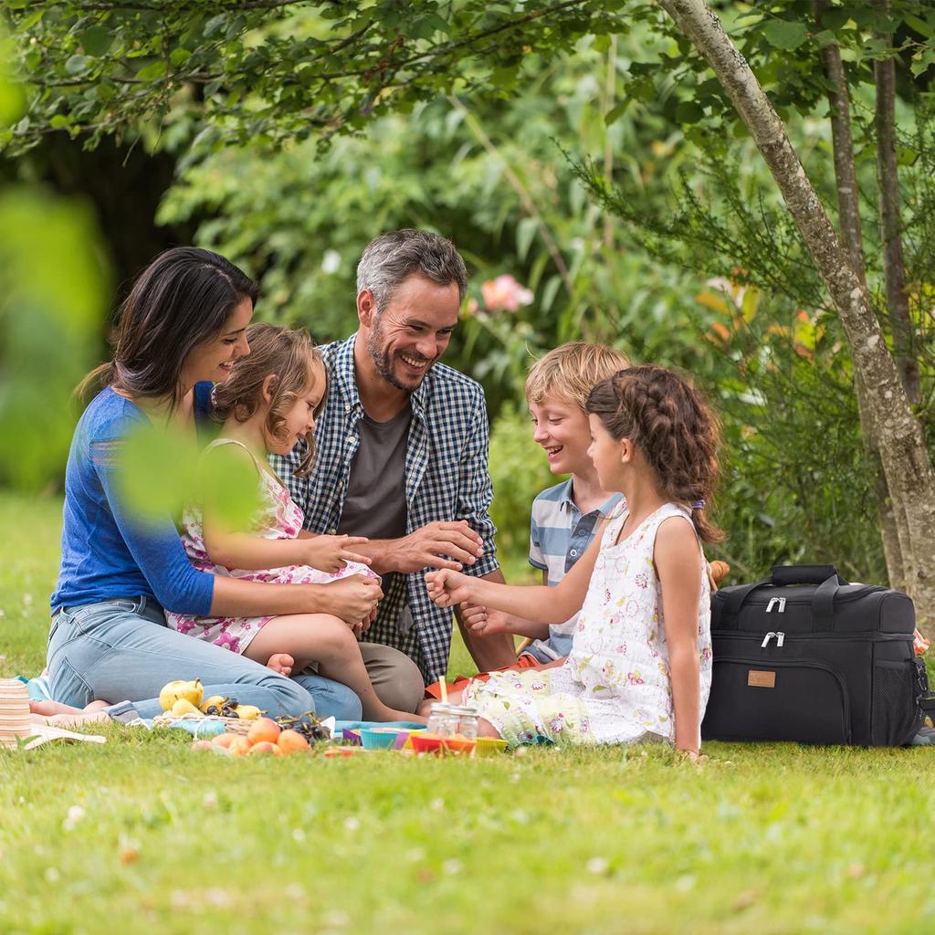 Lifewit Cooler Large Cold Heat можно переносить или переносить, а также хранить обеды, изолированный, отлично подходит для занятий спортом. Cherry Blossom Box, емкость 23 л, 3-слойная изоляция,