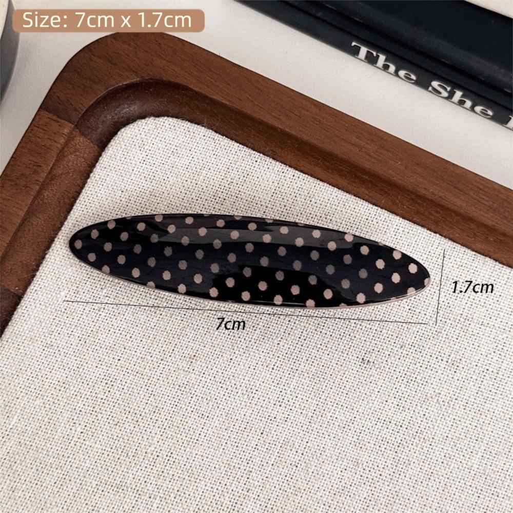 Polka Dot Hair Clips Minimalist Design BB Clip Head Side Clip Women Girl Hair Styling Accessories