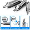 High-Speed Steel Chamfering Drill for Bodhi Buddha Beads - No Cone Guard, Composite Center