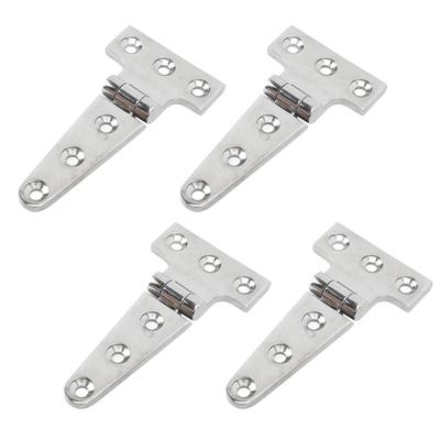 4 шт. Сверхпрочная Т-образная петля морского класса из нержавеющей стали 316, универсальная, для двери катера, люка, Т-образная петля для