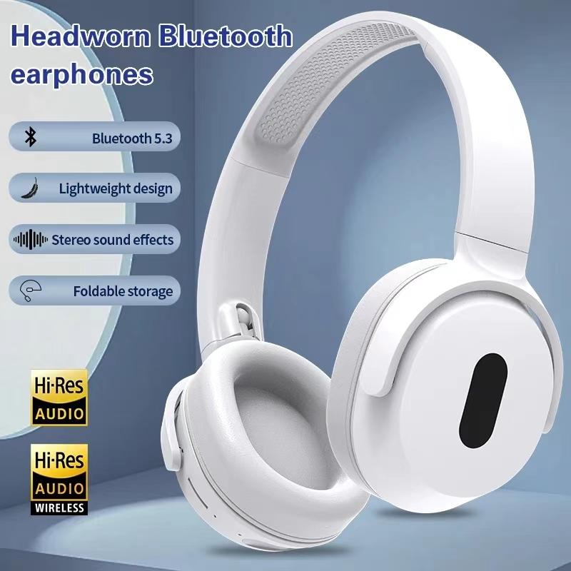 Беспроводные наушники, складные спортивные наушники Bluetooth, Hi-Fi стереонаушники с шумоподавлением и микрофоном, игровые гарнитуры