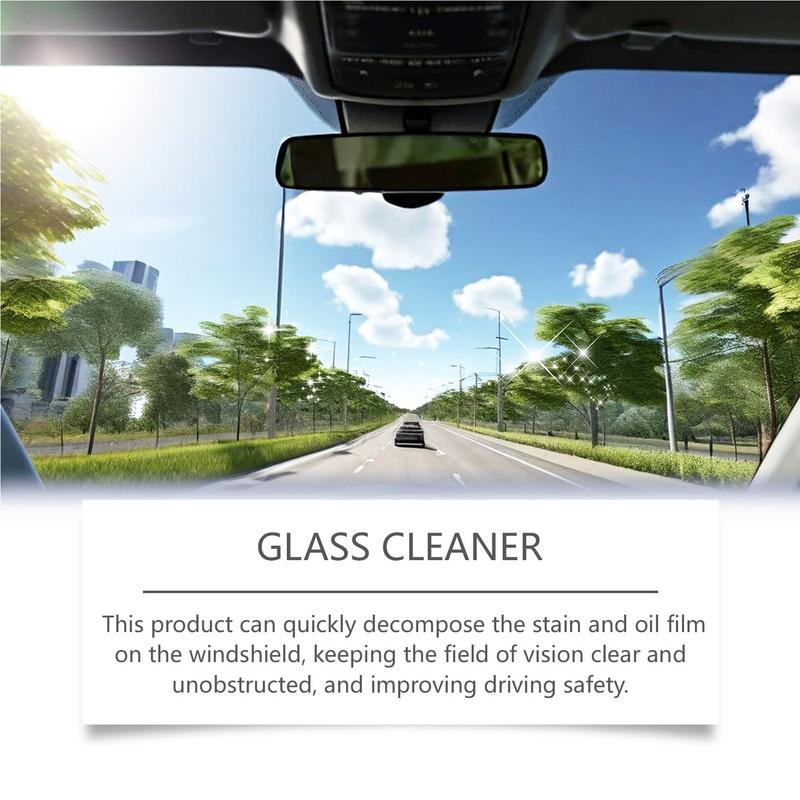 Windshield Oil Film Remover 120ml Car Glass Cleaner Car Window Cleaner For Remove Dirt Water Stains Windshield Cleaner Car