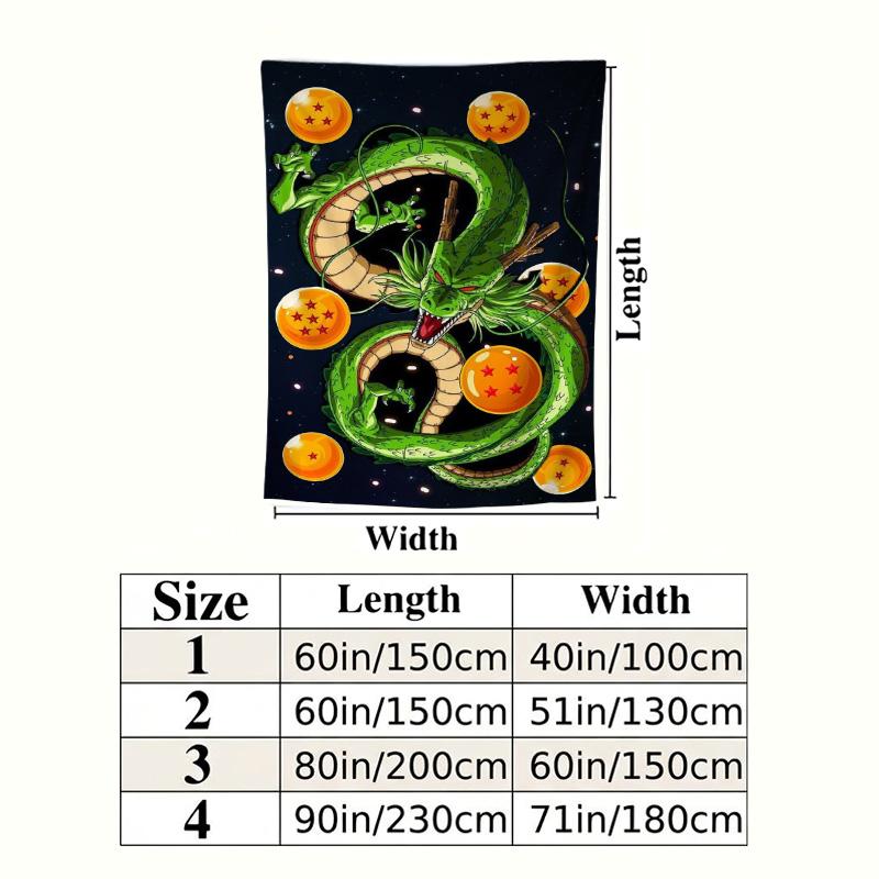 Shenron Wall Tapestry Aesthetic Wall Hanging Printed Fabric Blanket Decorative Tapestries For Bedroom Living Room Home Decor