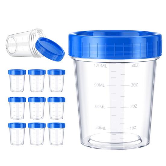 10 шт. контейнеры для салатной заправки 4 унции, можно мыть в посудомоечной машине, многоразовые, герметичные, маленькие контейнеры, прозрачные пластиковые штабелируемые чашки для соуса