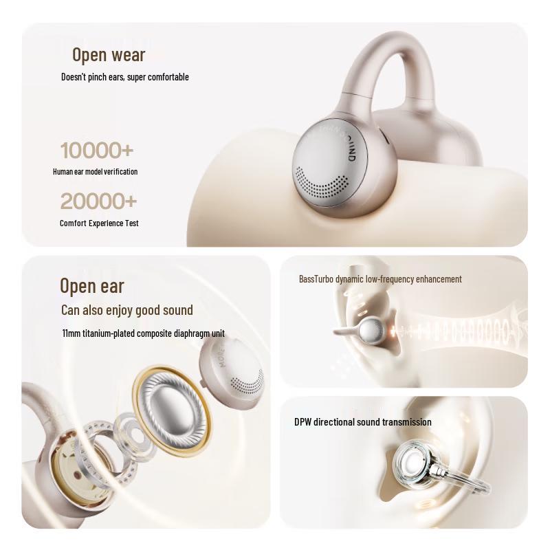 EDIFIER Clip-On Sports Bluetooth Earbuds
