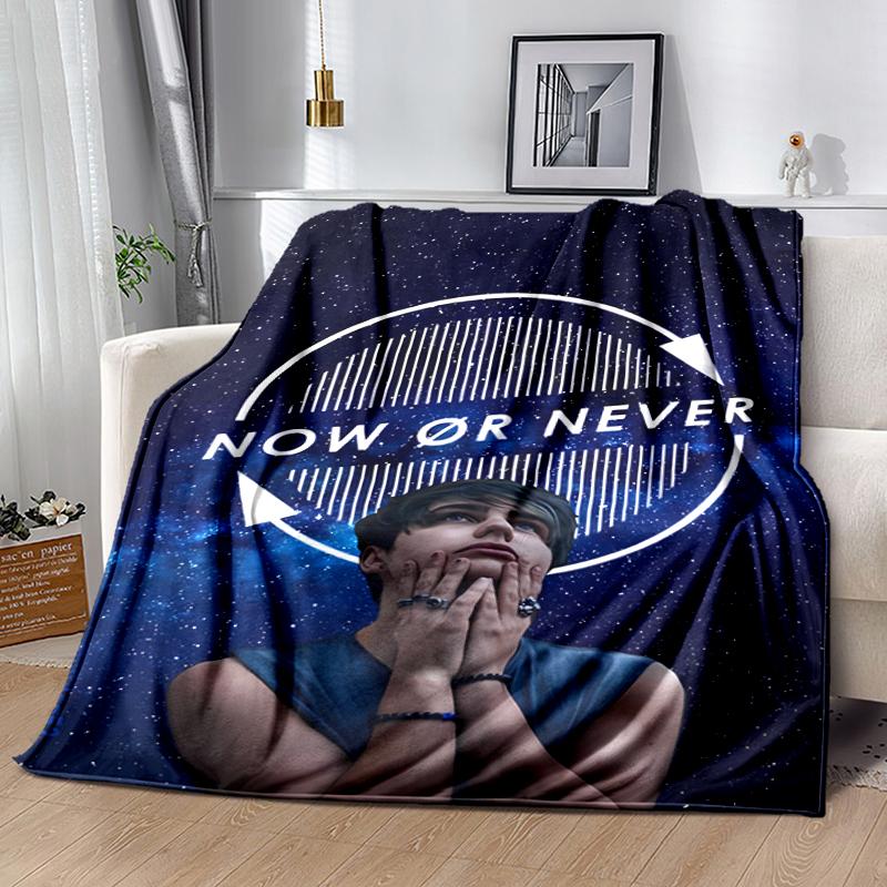 1pc Blanket Sam and Colby Print Design, Lightweight Blanket for Sofa, Bed- Soft &Warm, Gift for All Seasons like Christmas, Halloween