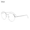 Women Men Vintage Round Ultra Light Frame Metal Glasses Anti-Blue Light Eyeglasses Eye Protection