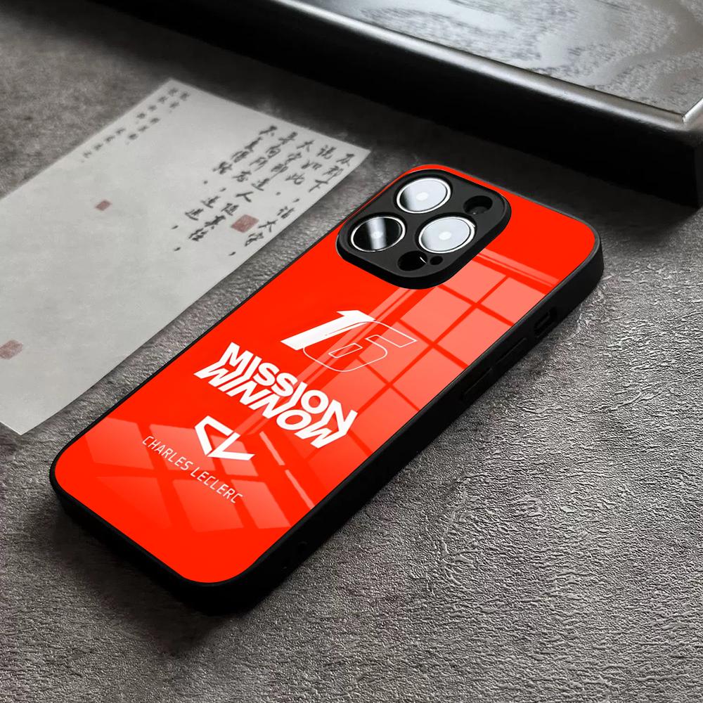 Чехол для телефона C-Charles L-Leclerc 16 для iPhone 18 17 16 Pro Max 15 Plus 14 Pro 12 11 13 Mini X XR XS Max SE Стеклянная крышка