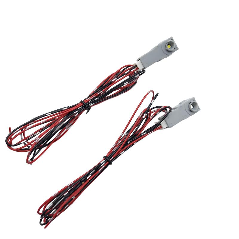 2pcs Car Indoor Footwell Interior Signal Lights Auto Foot Nest Red Bulbs Ice Blue White For Honda Crosstour DC12V