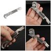 Outdoor Crowbar Screwdriver Wrench Camping Tool Multifunctional Titanium Alloy Pry Bar Multipurpose Camping Equipment