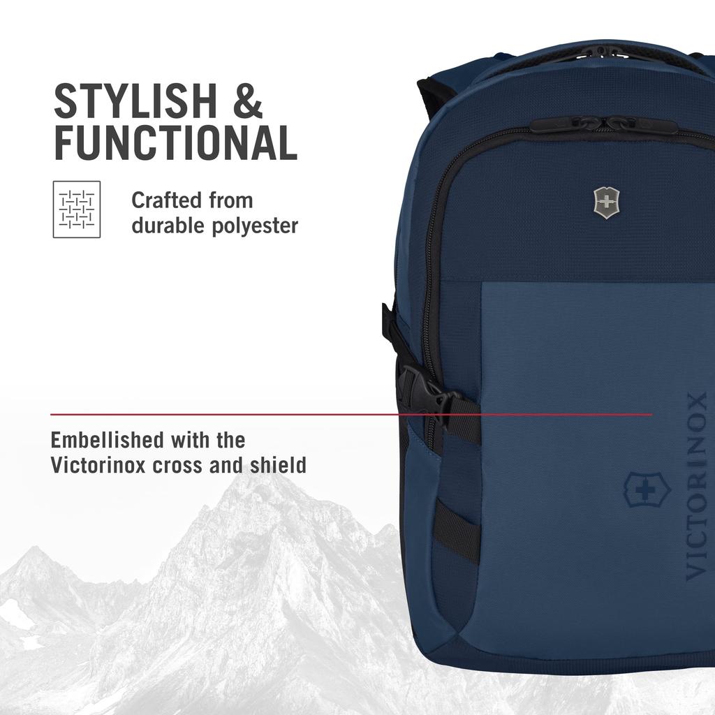 Vx Sport EVO Компактная тележка для бутылок и ноутбука Синяя 611415 [Victorinox] Рюкзак, Многофункциональный, Отделение для 16-дюймового ноутбука, Держатель, Чехол, 20 л,
