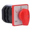 Changeover Switch 2 Pole 3 Position Cam Changeover Control Selector Switch for Motor AC380V