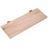 Rectangle Natural Wood Pet Hamster Chinchilla Chipmunk Cage Chew Toy Stand Platform Pedal Board