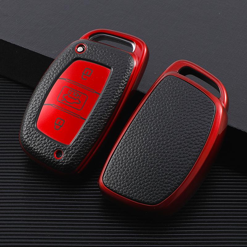 Кожаный чехол для ключей из ТПУ, сумка, чехол, защитный брелок для Hyundai Elantra HB20 I10 I20 I30 IX25 IX35 IX45 TUCSON