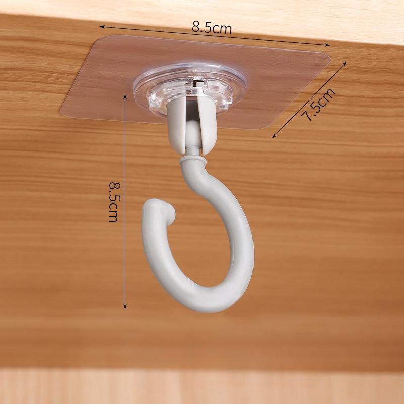 Потолочный поворотный крюк Потолочный обратный крюк Специальный неперфорированный не оставляющий следов прочный подвесной дверной крюк для крыши, стены, потолка