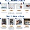 30 Pack Vacuum Storage Bags with Pump Space Saver Storage Bags Vacuum Seal Bags for Clothing Pillows Bedding Travel Organizer