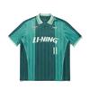 Li Ning X Insulaire Casual Minimalist Sports Polo Color Block Letter Comfortable Short Sleeve T-Shirt Unisex Tops APLV639-2