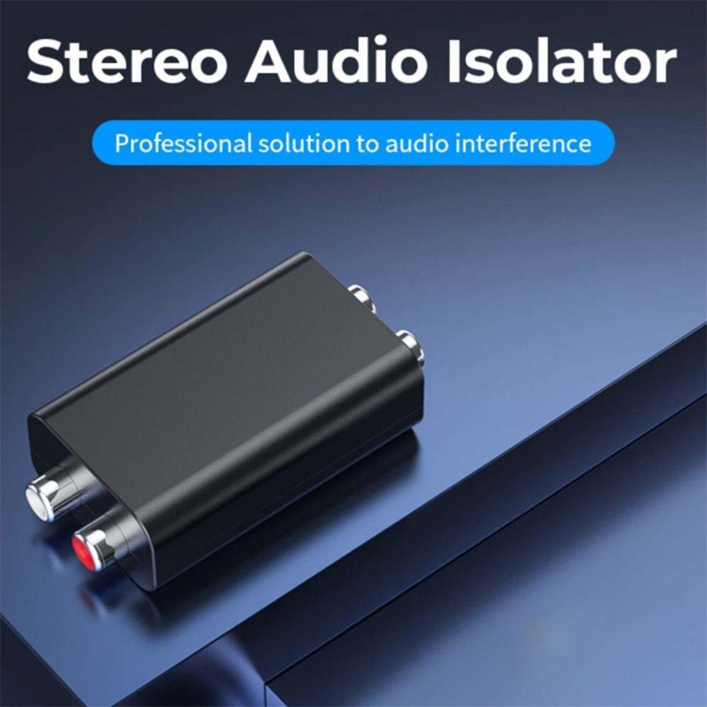 Noise Filter RCA Aux Ground Loop Noise Eliminate Noise Isolator Car Audio Isolato Buzzing Filter