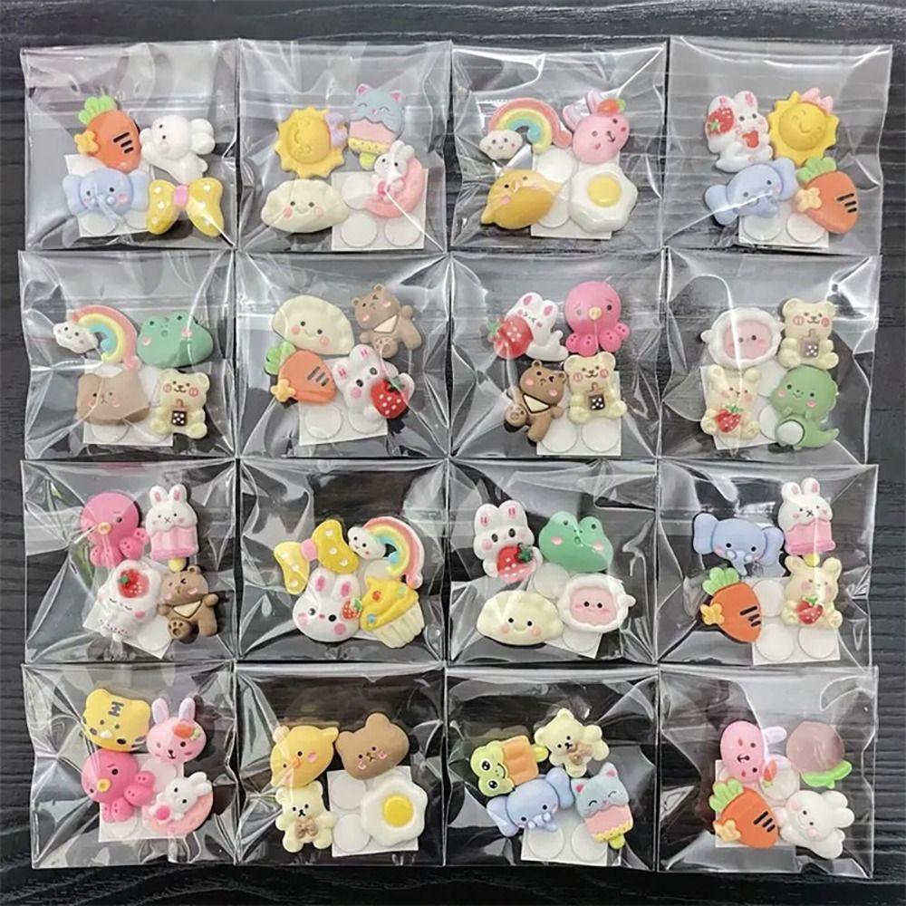 4Pcs/Pack DIY Decoration Water Cup Stickers  For Water Bottle/Phone Case/Refrigerator