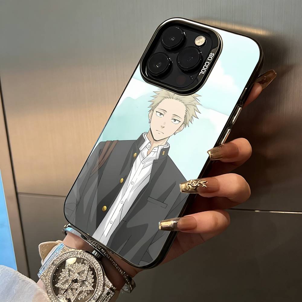 Чехол для телефона T-Tsumugi-Rintaro для iPhone 17, 16, 15, 14, 13, 12, 11 Plus Pro Max Цветной Серебристый Чехол для телефона