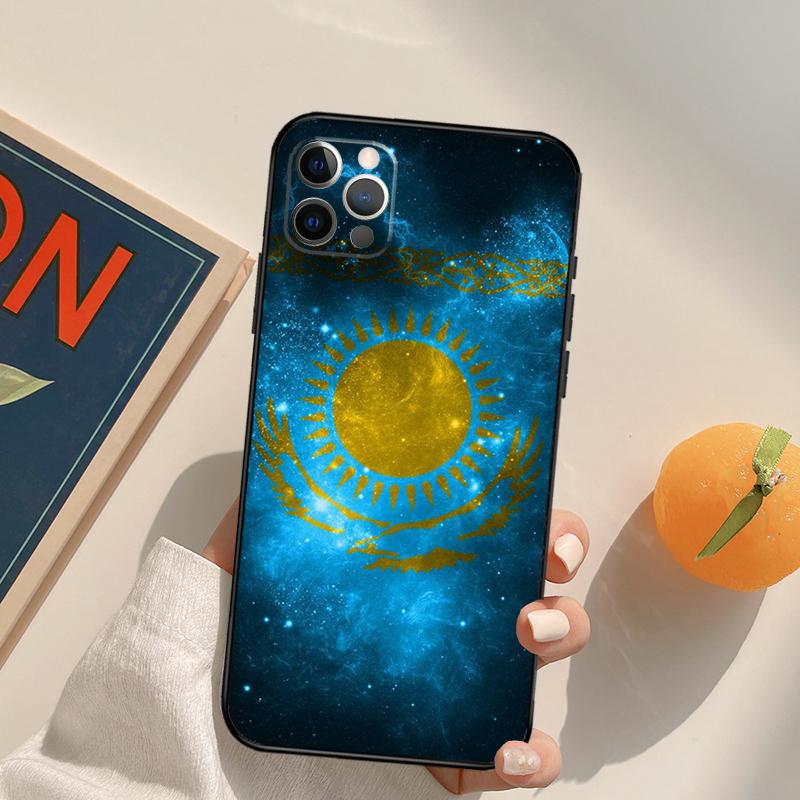 Чехол-арт с флагом Казахстана для iPhone 13 12 Mini SE 2020 SE 2022 6S 7 8 Plus X XR XS Max 11 12 13 Pro Max Capa