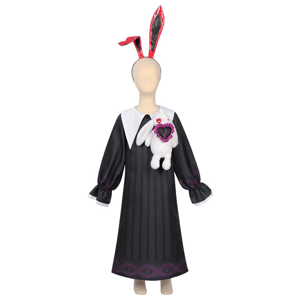 Game Dorothy Costume Sets Dresses Long-sleeve Robe Bunny Doll Headband Holiday Parties And Comic Con Costume Halloween Clothes