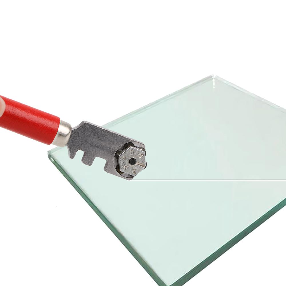 1Pcs Portable Glass Cutter Diamond Tipped 130mm For Hand Tool Professional Glass Tile Cutter Window Craft