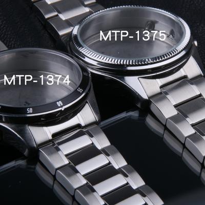 Ремешок из нержавеющей стали для часов casio Swordfish MTP-1374 MTP-1375 MDV-106, ремешок для часов 22 мм, цельный стальной ремешок, часы с изогнутым концом