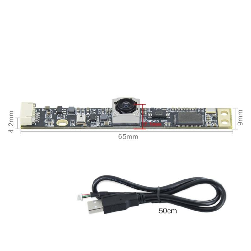 Высокоразрешающий 13-мегапиксельный 4K USB-модуль камеры с автофокусом и микрофоном, плата камеры, совместимая с несколькими ОС