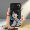 Y-Yibo W-Wang Чехол для телефона U-Untamed Для iPhone17,16,15,14,13,12,11,Pro,MAX Серый Матовый Силиконовый Черный Чехол