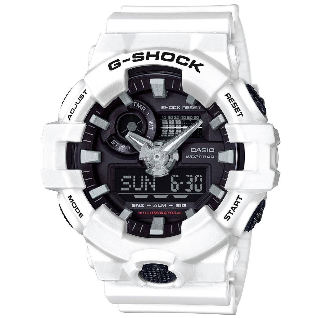 Casio G-Shock Men's Watch GA-700-7AJF White - Official Japanese Model